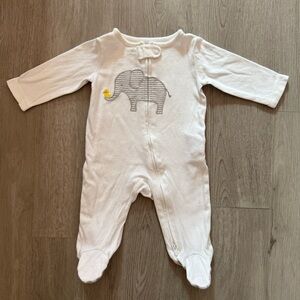 Elephant Baby Footie Pajamas Neutral | 0–3 Months Carter’s